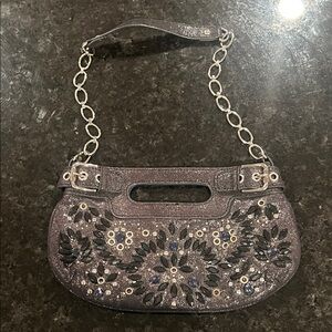 Rafe Elegant Black and Silver Women's Bag